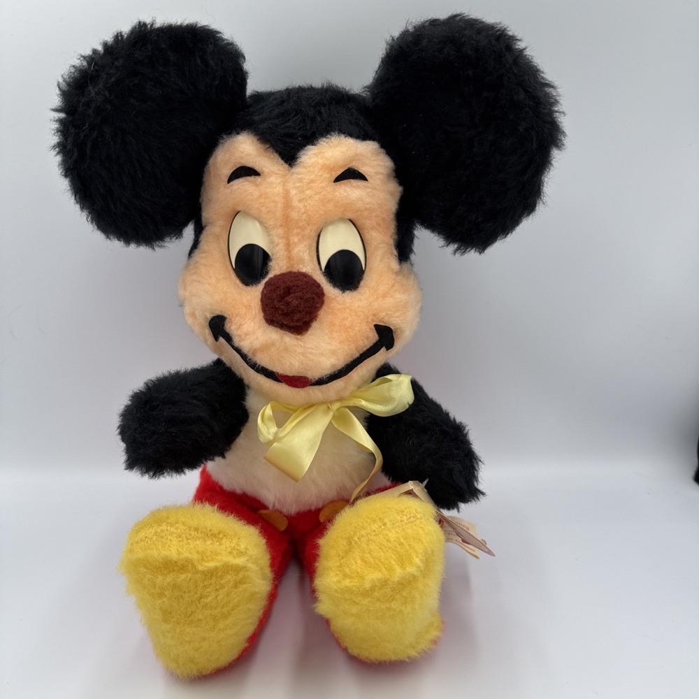 Circa 1950s Plush Mickey Mouse Walt‎ Disney Characters California Stuffed Toy